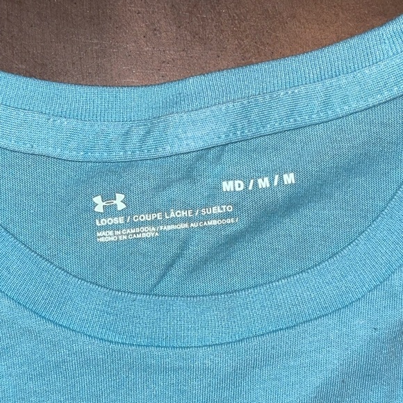 Under Armour Men’s Left Chest Logo Short Sleeve - Picture 3 of 3